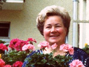 Gertrude (Trudi) Happes: im Sommer 1983