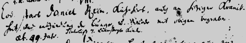 Totenregister Fellbach 1766: Nr. VIII